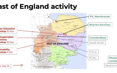 East of England regional activity